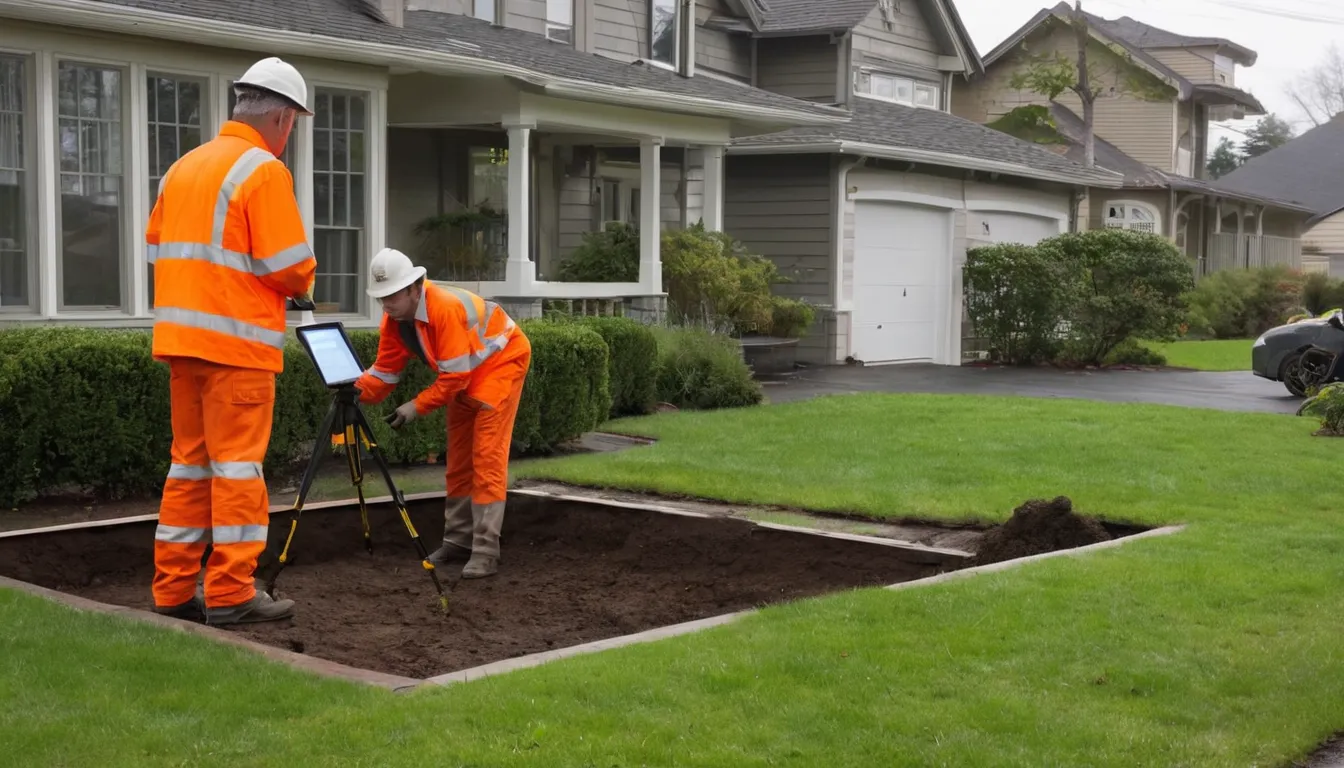 A local provider reviewing a sewer line camera inspection with a homeowner near Pleasant Prairie